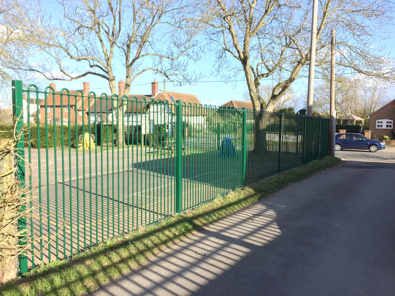 School perimiter fencing